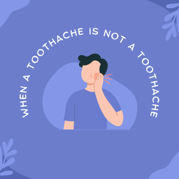 Toothaches that have nothing to do with teeth? Yes! Dickinson dentist, Dr. Agee Kunjumon at Touchstone Dentistry, tells you more.