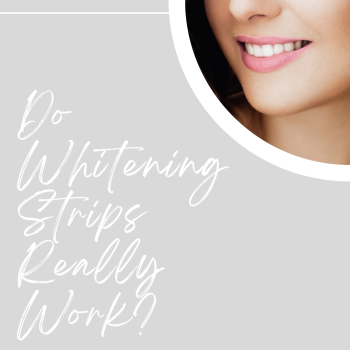 Dickinson dentist, Dr. Agee Kunjumon at Touchstone Dentistry, answers the frequently asked question, “Do whitening strips actually work?”