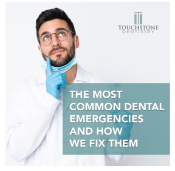 Learn the most common dental emergencies and how Touchstone Dentistry in League City quickly treats pain and restores your smile.